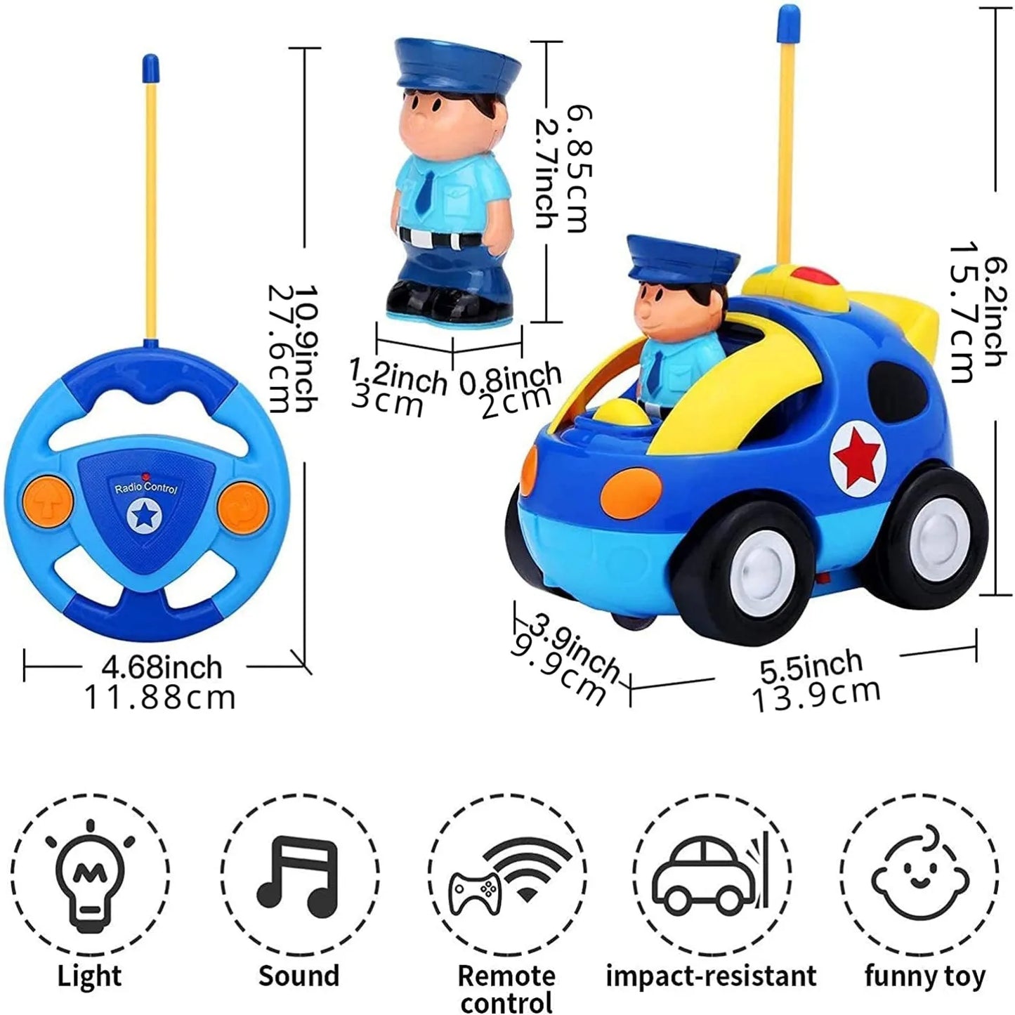 Police Toy Car™ - Merry Racing Fun - Police Toy Car