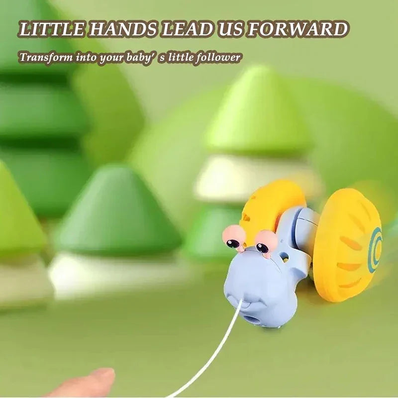 Snail Toy™ - Snail on the go - Walking rope toy