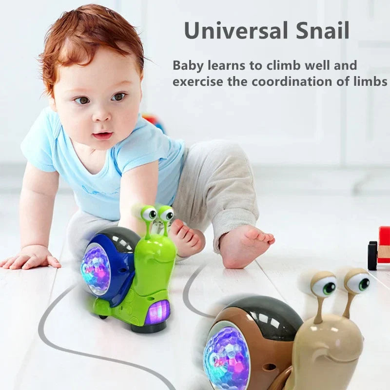 Music Snail™ - Luminous Playmate - Toy Snail & Crab