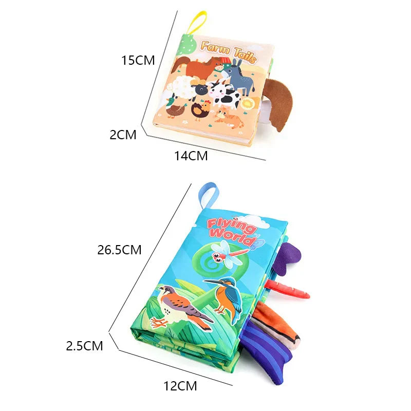 Soft Tail Book™ – Soft Tail Fun - Sensory Animals Baby Booklet