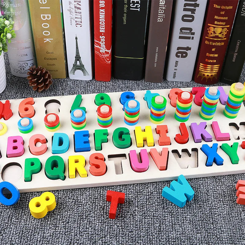 Woods™ – Counting and Reading Fun – Educational Wooden Board