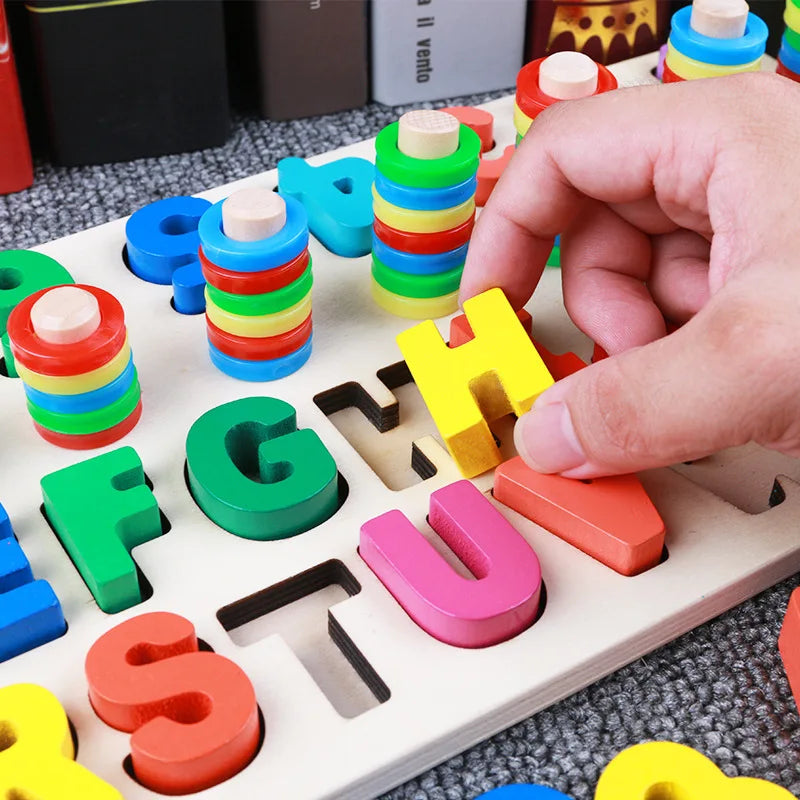 Woods™ – Counting and Reading Fun – Educational Wooden Board