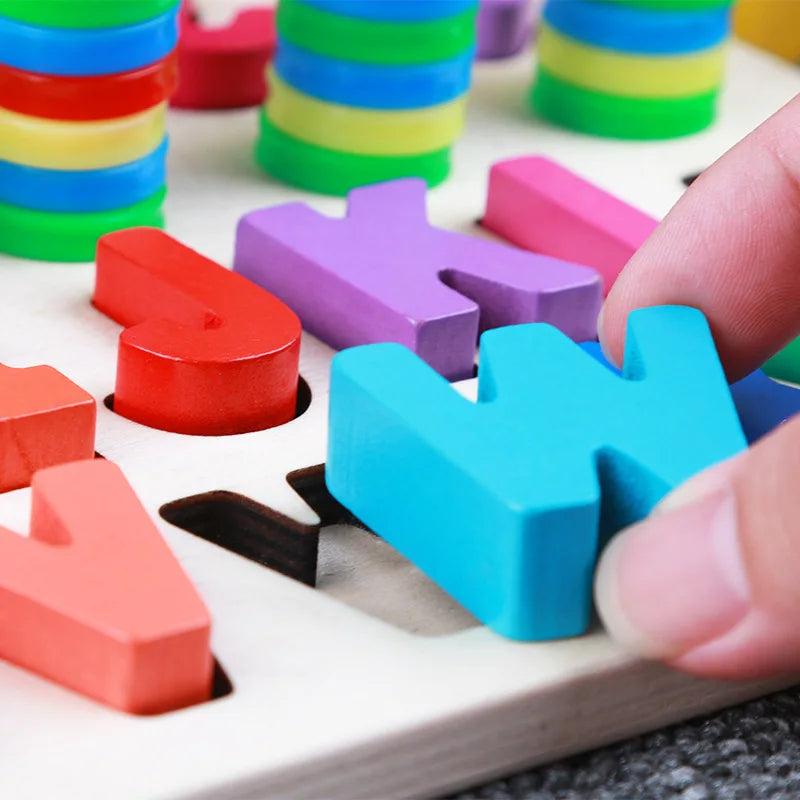 Woods™ – Counting and Reading Fun – Educational Wooden Board