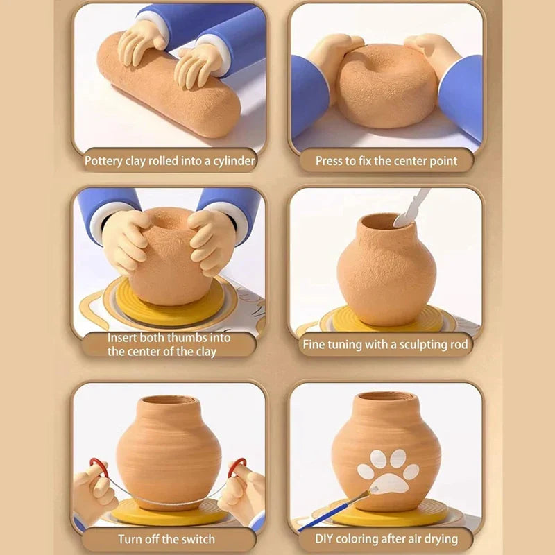 Pottery Set™ - Little Artists - Children's Pottery Set