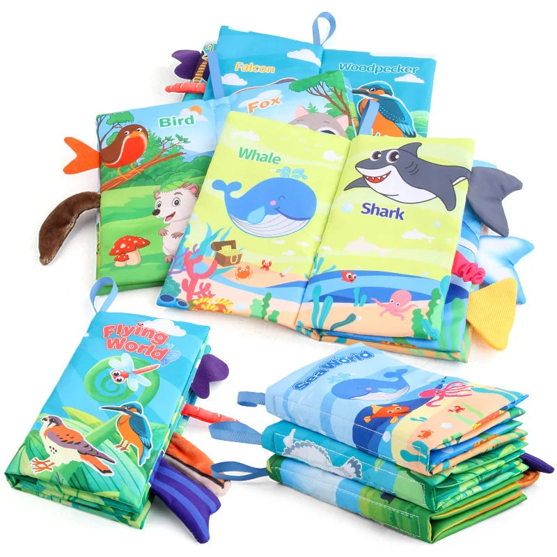 Soft Tail Book™ – Soft Tail Fun - Sensory Animals Baby Booklet