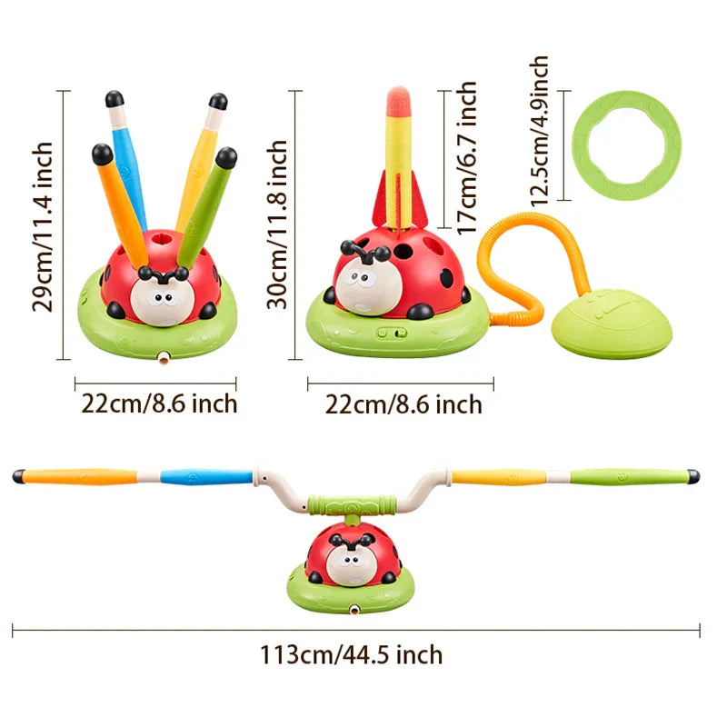 Ladybug Fun Set™ - Drie-in-één Avontuur! - Activiteit Speelgoed