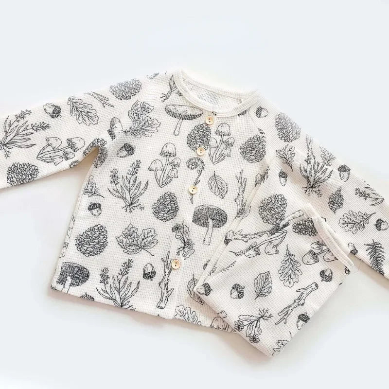 Mini Fashion™ - Luftige Baumwolle - Kinderpyjamas
