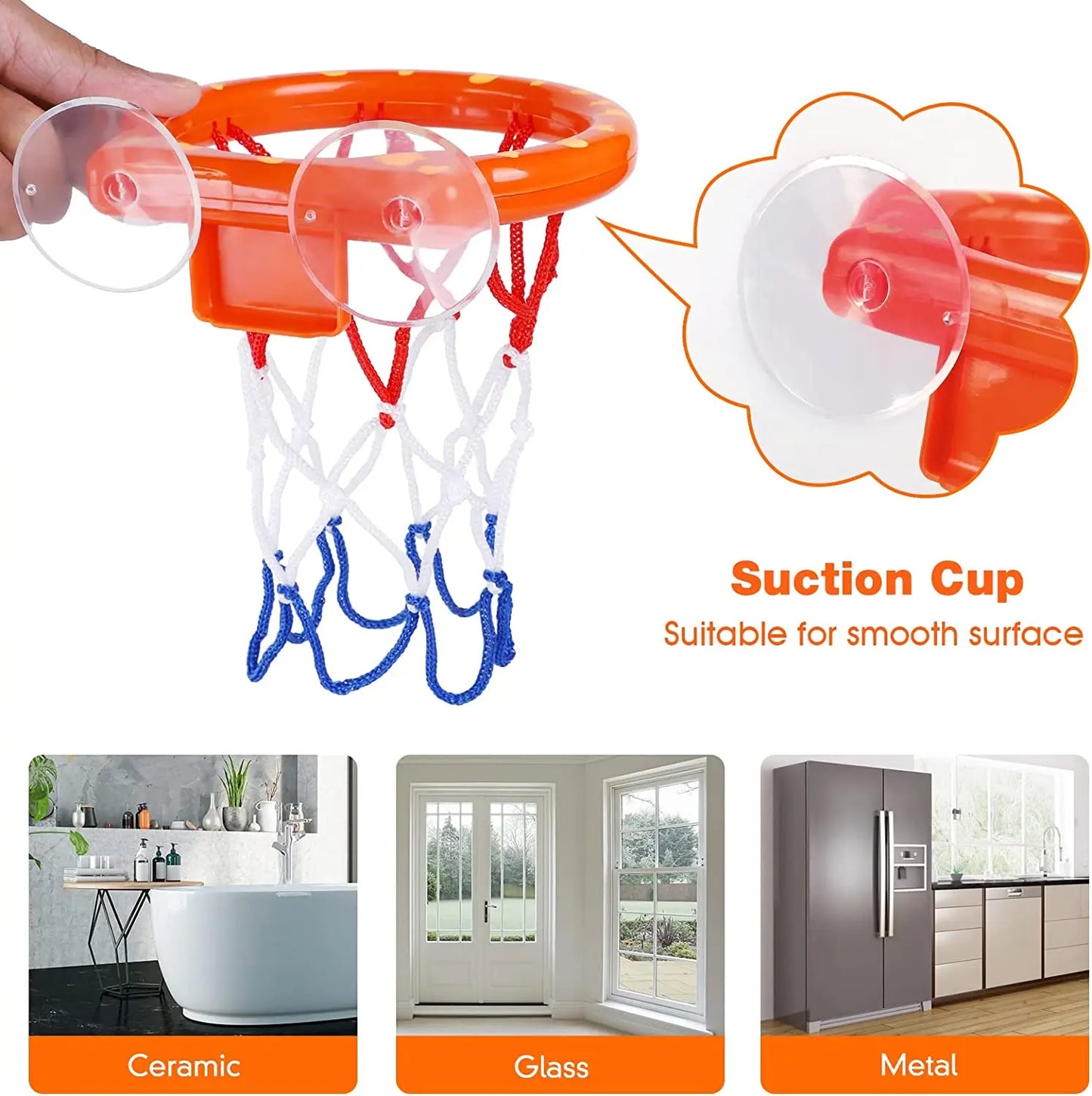 Bath Basketball™ – Splashing Scoring Fun - Basketball Bath Toys Set
