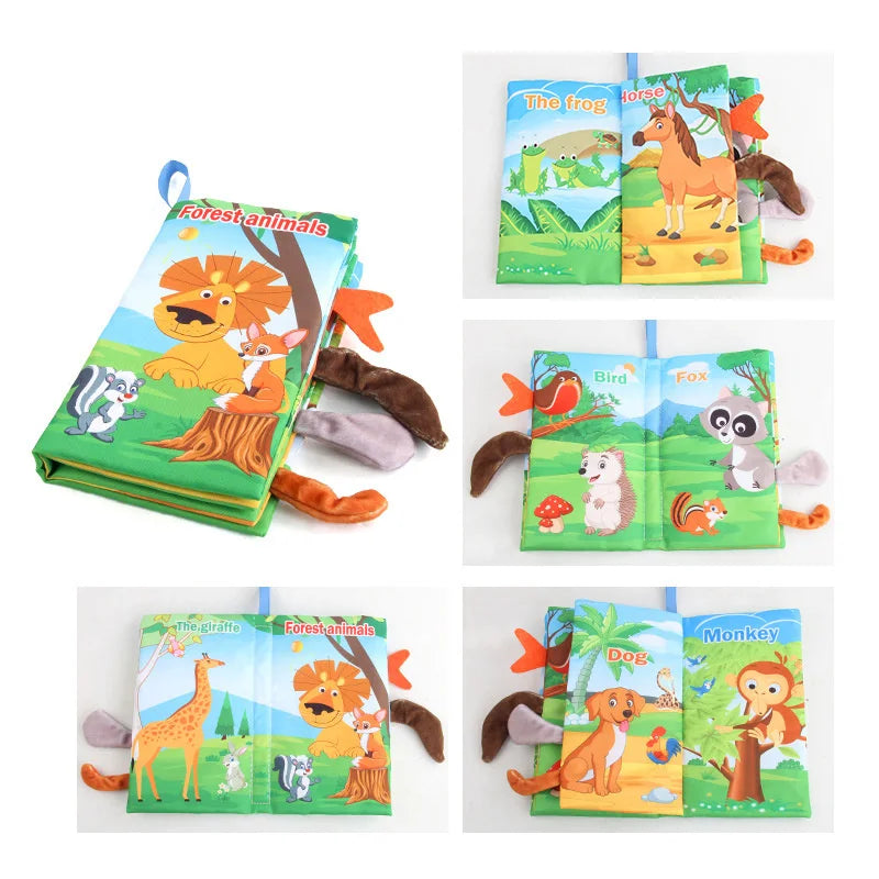 Soft Tail Book™ – Soft Tail Fun - Sensory Animals Baby Booklet