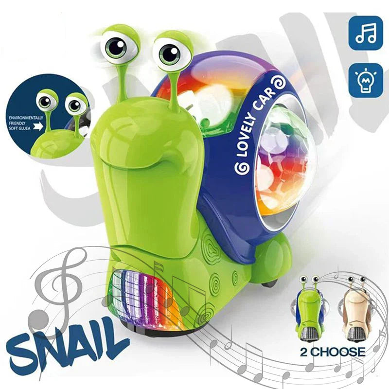 Music Snail™ - Luminous Playmate - Toy Snail & Crab