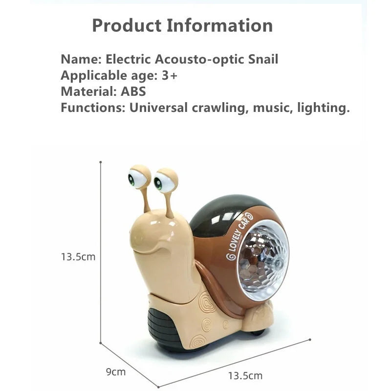 Music Snail™ - Luminous Playmate - Toy Snail & Crab