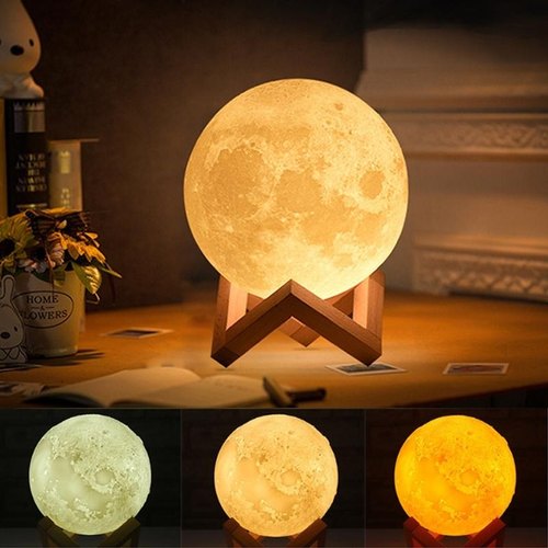 Moon Lamp with Colours