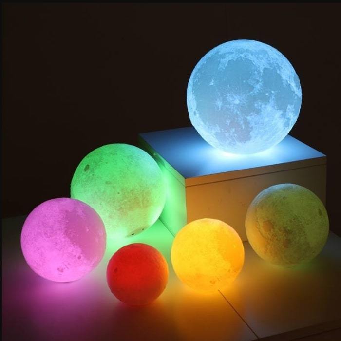 Moon Lamp with Colours