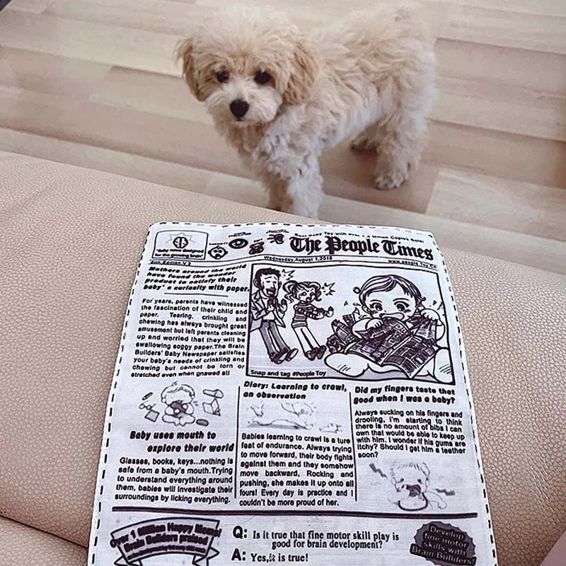 ChewPaper™ | Bite-Resistant Newspaper Entertainment