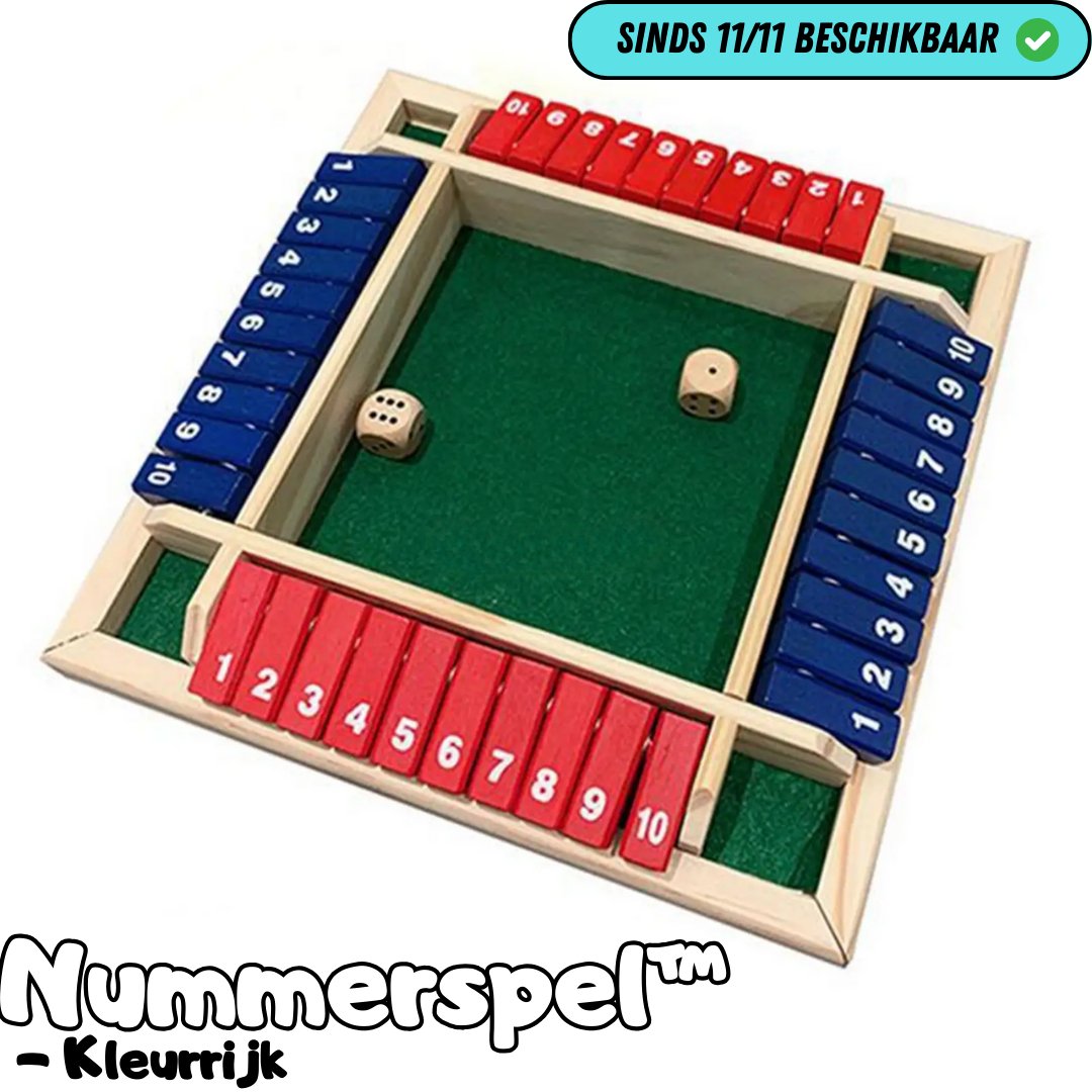 Zahlen-Spiel - Bildungsbrettspiel für die ganze Familie