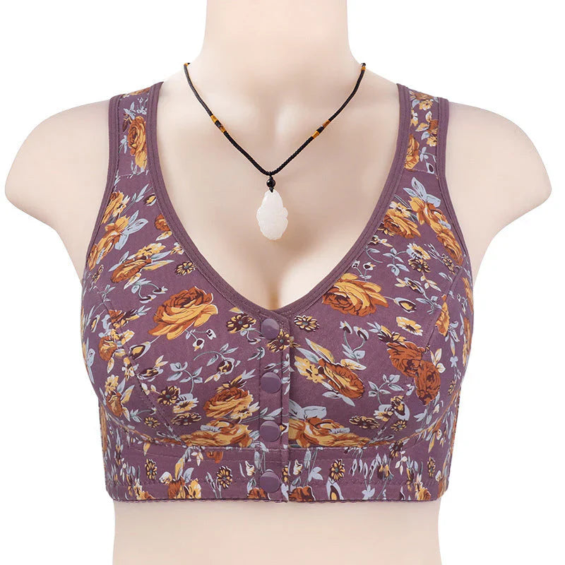 Comfortable Bra with Front Fastening for Women