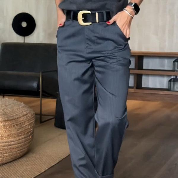 Angelina - Striped Suit Trousers