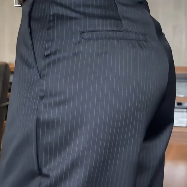 Angelina - Striped Suit Trousers