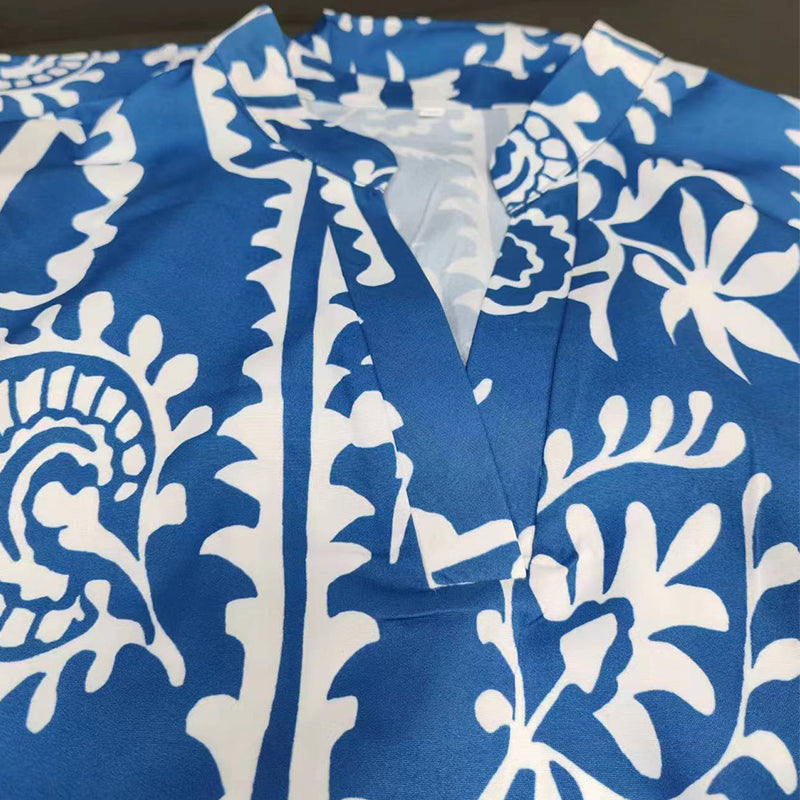Werena - Elegante Losse Jurk met V-hals