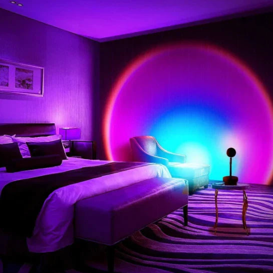 Sunset Projector Lamp™ | Forvandle de mørke dagene til en varm glød