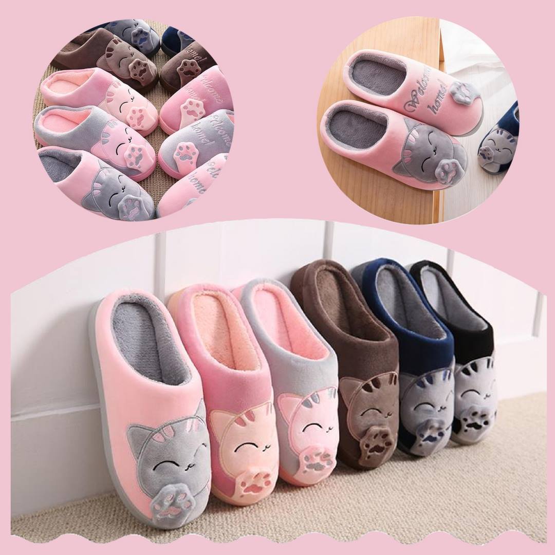 Snugly™ | Cute Cat Slippers