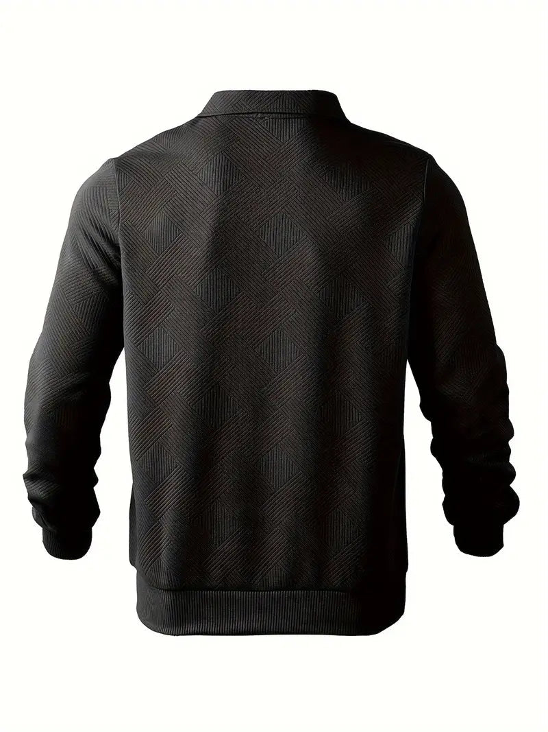 Baldrick – Geometric Design Vintage Zip-Up Sweater