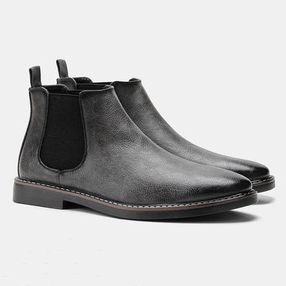 Gianluca Shiny Leather Boots