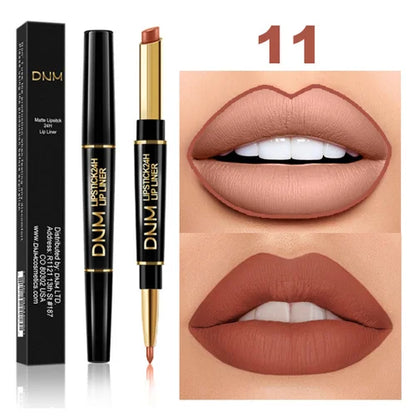 Waterdichte 2-in-1 Lippenstift Lippenliner