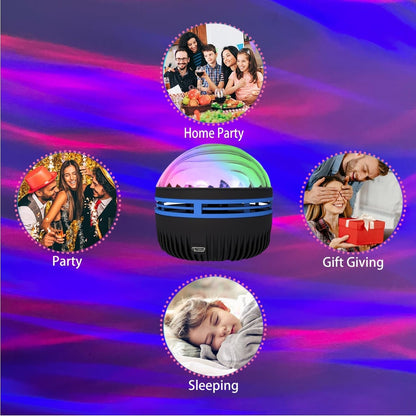 2 in 1 Projector for Northern Lights and Ocean Waves