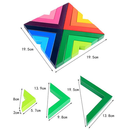 Rainbow Pile Game ™ - Børnevenlig uddannelseslegetøj