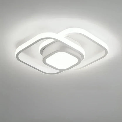 Moderne LED Plafondlamp met Dubbel Ringontwerp -  Twilight Rings