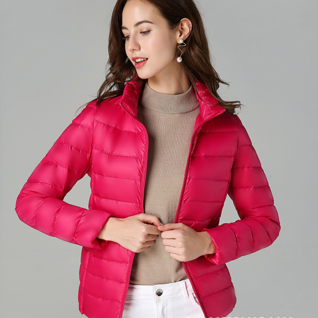 Anuschka – Ultralight Waterproof Jacket with White Duck Feathers