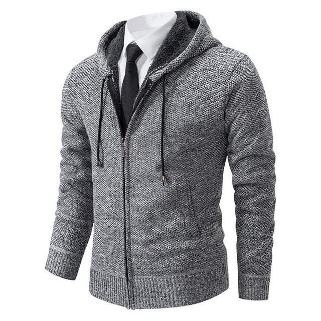 Thorsten – Einfache Strickjacke aus New Jersey