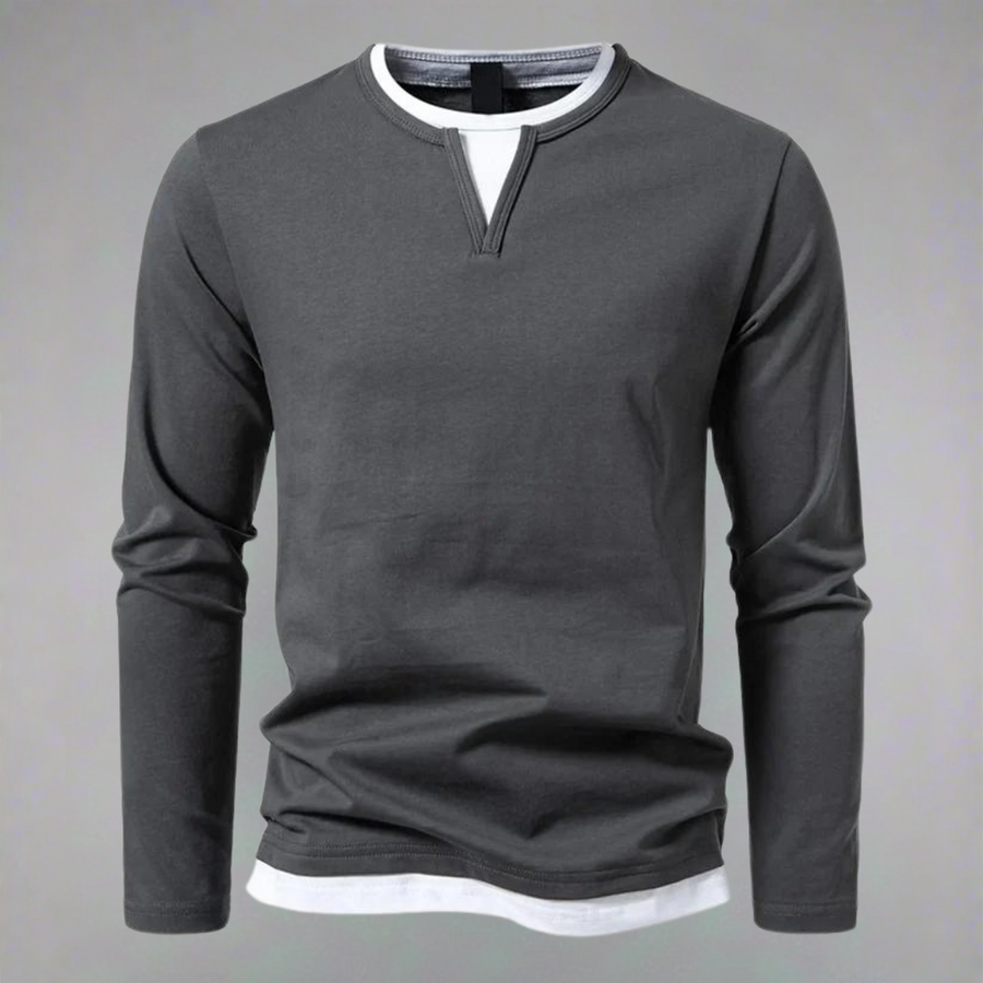 Brannock – Langarm V-Ausschnitt Shirt