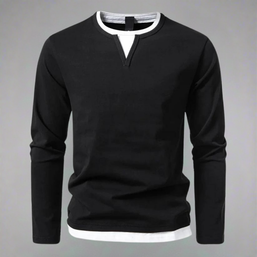 Brannock – Langarm V-Ausschnitt Shirt