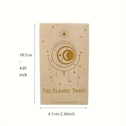 MysticTarot - Klassieke Tarotkaarten Set met 78 Kaarten