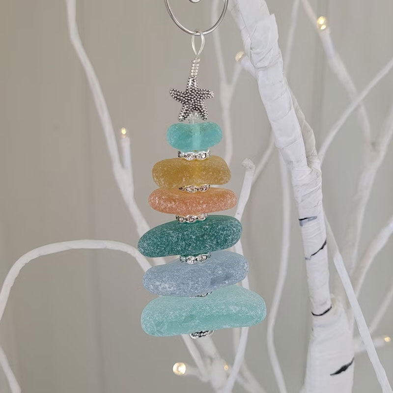 Seeglas-Weihnachtsbaumornament