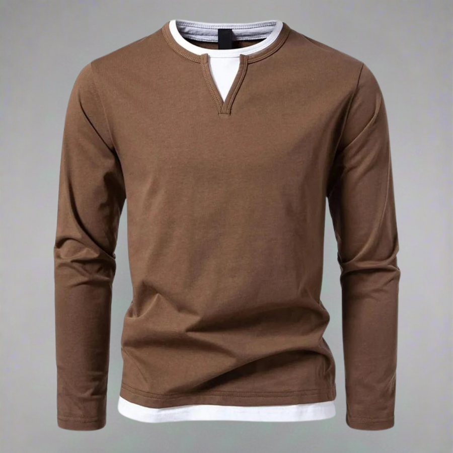 Brannock – Langarm V-Ausschnitt Shirt