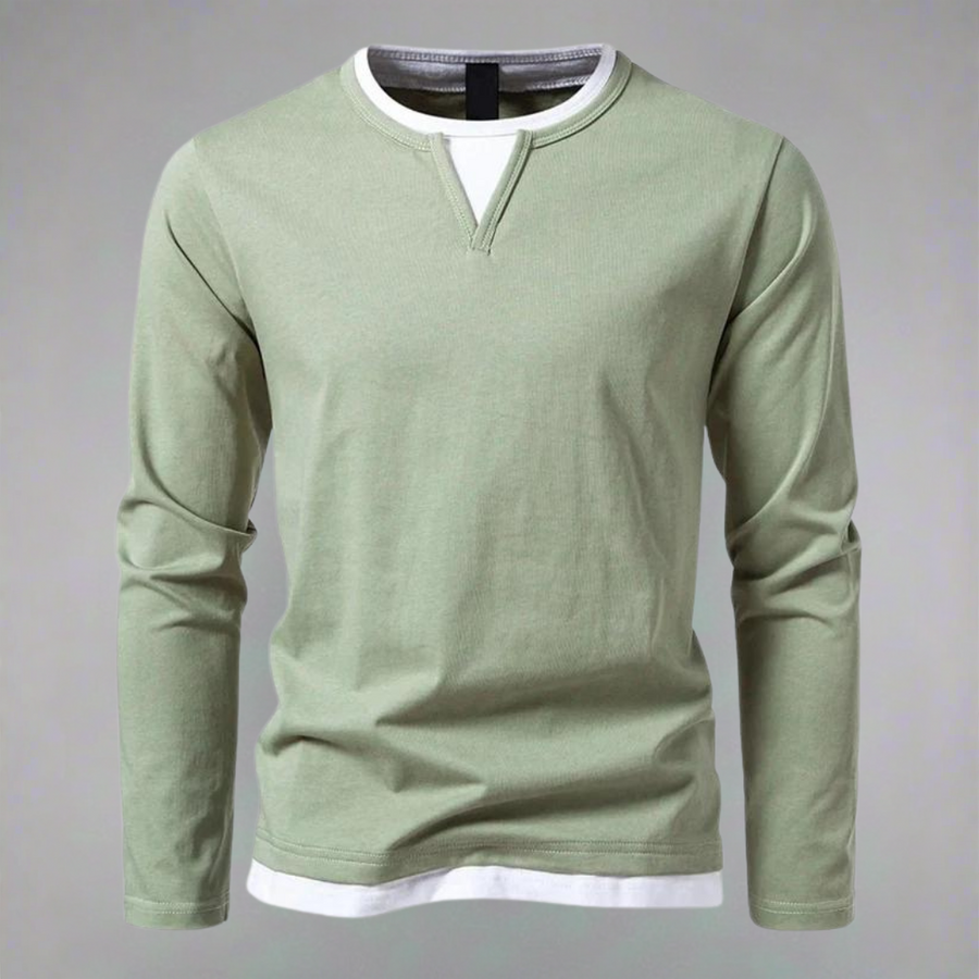 Brannock – Langarm V-Ausschnitt Shirt