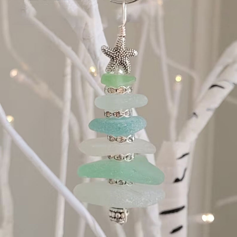 Seeglas-Weihnachtsbaumornament