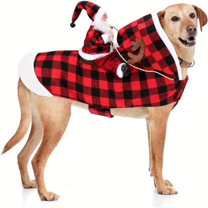 HolidayPaws | Soft and warm Christmas outfit for your dog