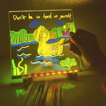 Drawing Light™ - Shining stories - Illuminated drawing board