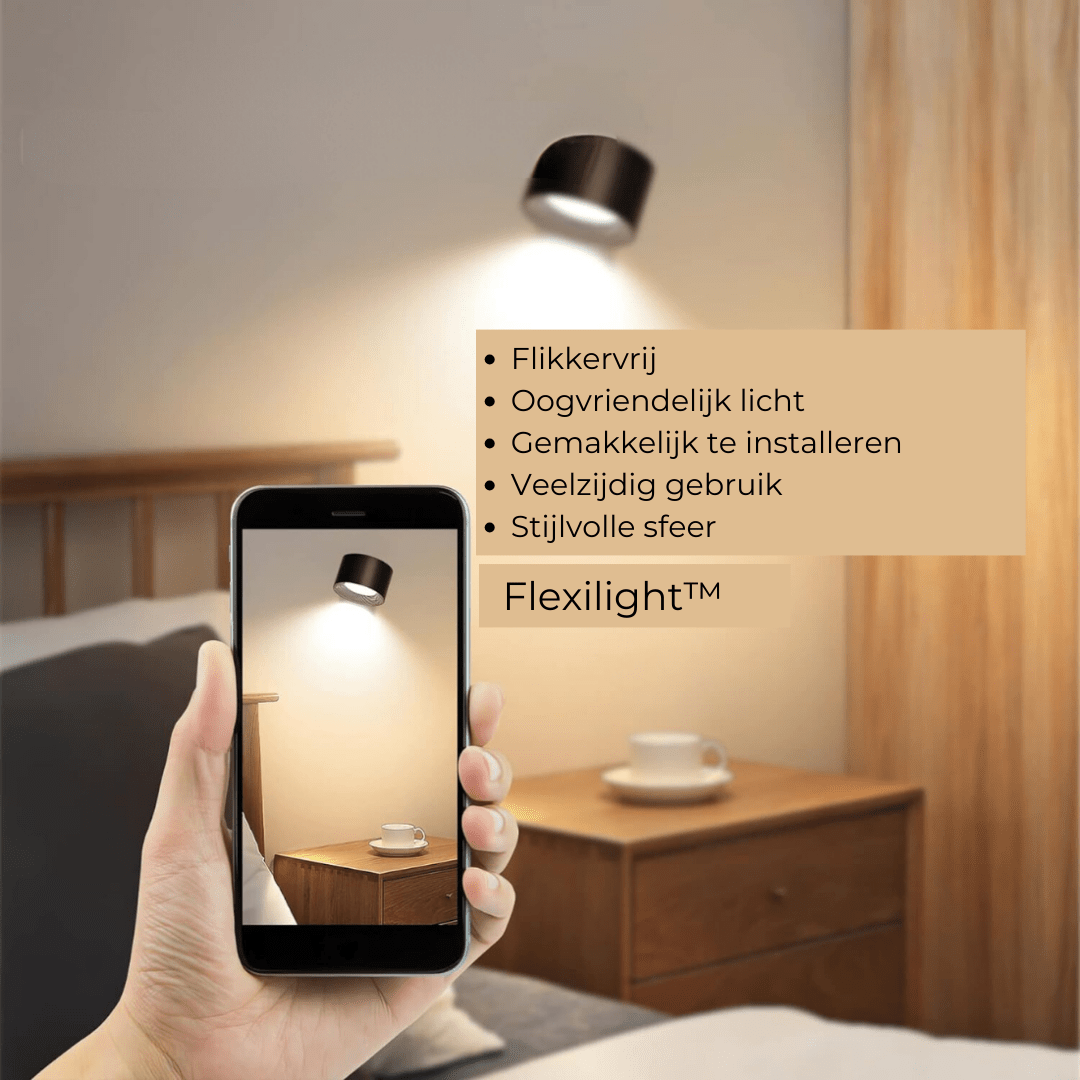 Luma360 | Draadloze Oplaadbare 360° Muurlamp