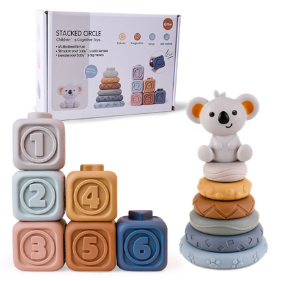 CuddleCubes™ - Bijtring Speelgoed voor Baby's