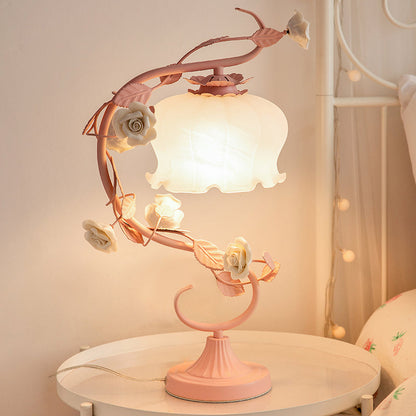 Charmante Rozenverlichtingslamp - Rosa