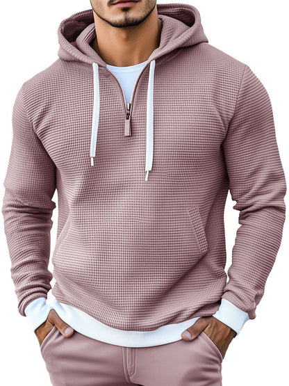Valtin – Stylish Waffle Long Sleeve Hoodie