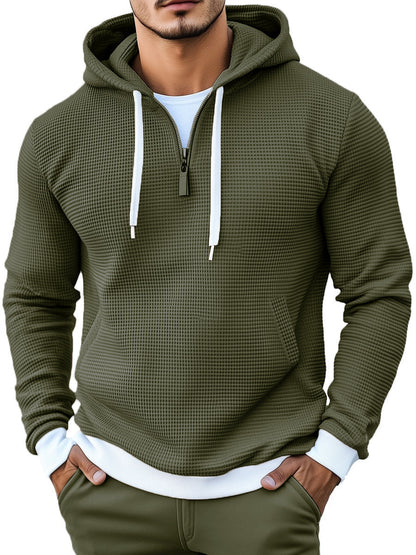 Valtin – Stylish Waffle Long Sleeve Hoodie