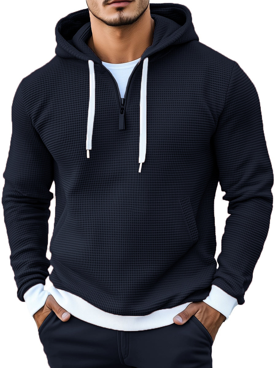 Valtin – Stylish Waffle Long Sleeve Hoodie