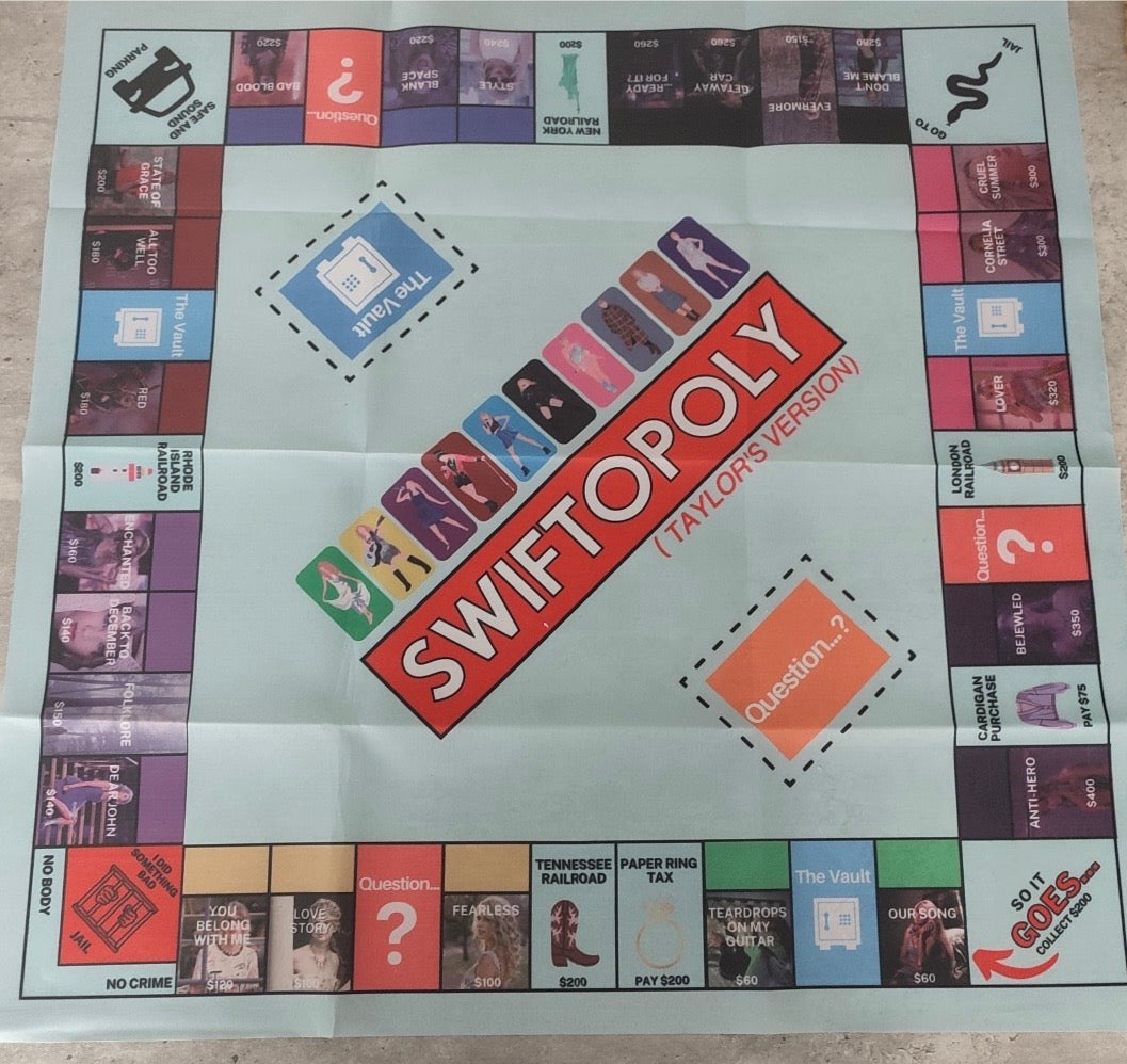 Swiftopoly - verbindet Swifties und Freunde