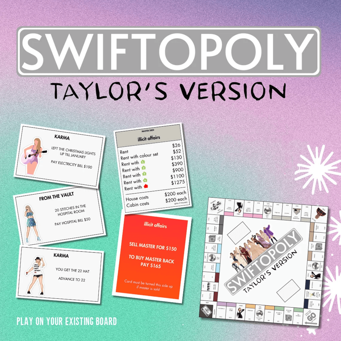 SWIFTOPOLY - Taylor Swift Monopoly voor Swifties